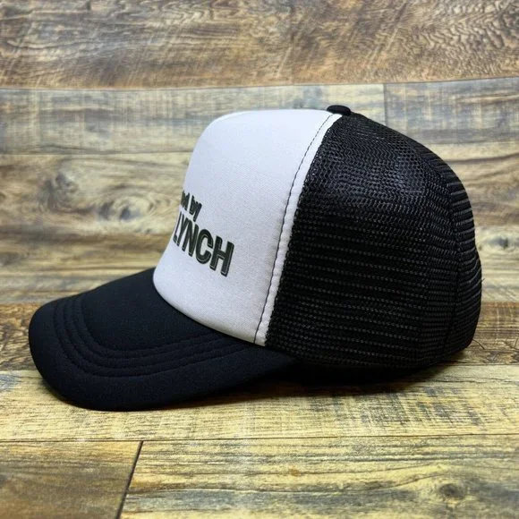NWOT David Lynch Black and White Trucker Hat - Picture 4 of 6
